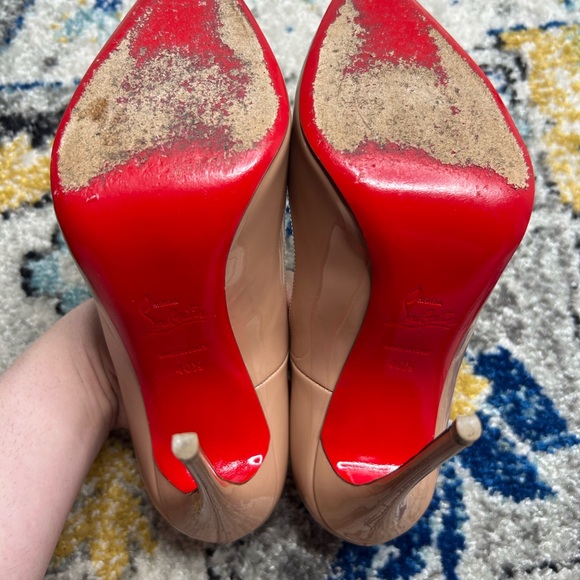 So Kate Christian Louis Vuitton nude pumps - Picture 5 of 7